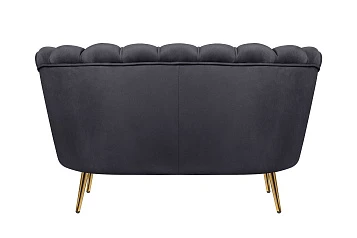 Дизайнерский двухместный диван Pearl Double Black