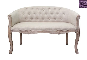 Дизайнерский двухместный диван Kandy Double Mocca цвет фиолетовый в интернет-магазине