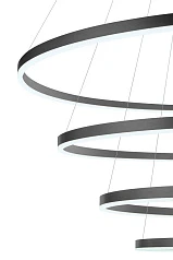купить Люстра Orblaze 4 rings 1000 black