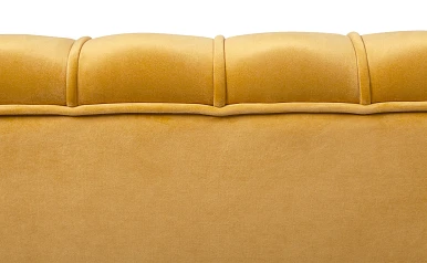 Дизайнерский диван Pearl Triple Yellow в интерьере