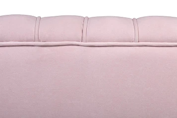 Диван ракушка Pearl Double Pink на черных ножках в интернет-магазине