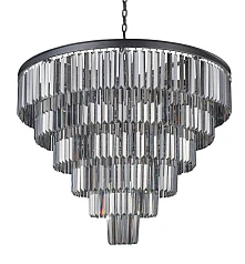 купить Люстра Odeon 6 Rings Smoke