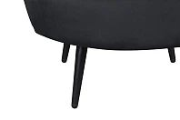 стильные Низкое кресло ракушка Pearl черный V2