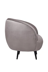 купить Мягкое кресло Small Benee Grey на черных ножках
