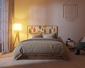 заказать Кровать "Berber" 160х200 см 30 принт арт BB41/Print_30