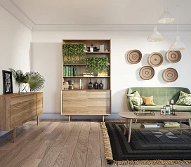 Стеллаж "Bruni" с дверками арт BR-01 на заказ в интернет-магазине