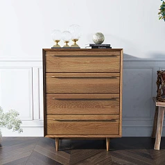 Комод в Скандинавском стиле "Bruni" на четыре ящика арт BR08 на заказ
