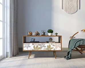 Консоль "Berber" с двумя ящиками принт 27 арт BB22/Print_27 на заказ в интернет-магазине