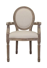 заказать Мягкий стул с подлокотниками Volker Arm Beige