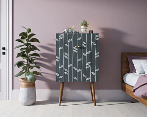 купить стильные Комод на высоких ножках "Berber" 18 принт арт BB09/Print_18