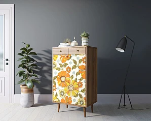 стильные Комод "Berber" два ящика и дверки 47 принт арт BB46/Print_47