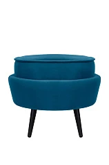 купить Пуф Pearl Adorn Marine на черных ножках в интернет-магазине