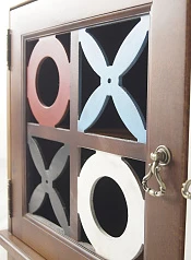 фото Вертикальный комод Gouache Birch (7 ящиков) арт G20017ETG/1 в интерьере