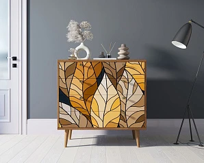 красивый Комод "Berber" пять ящиков 08 принт арт BB36/Print_08 на заказ
