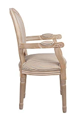 заказать Мягкий стул с подлокотниками Volker Arm Orange Pinstripe