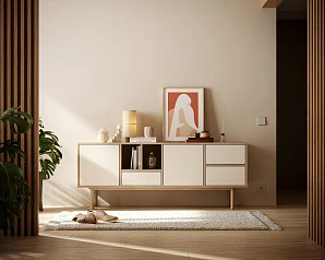 купить стильные Комод с ящиками и дверками "Alice" арт ALC16 в интернет-магазине