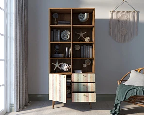 Стеллаж на комоде "Berber" принт 45 арт BB44/Print_45 в интернет-магазине