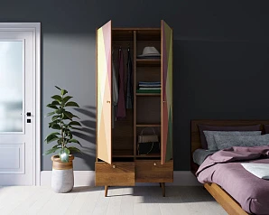 заказать Шкаф двухстворчатый "Berber" принт 16 арт BB16/Print_16