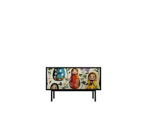 Комод с четырьмя ящиками "Emerson" Матрешки арт EM05/Art04 на заказ