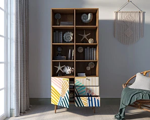 Стеллаж на комоде "Berber" принт 42 арт BB44/Print_42 в интернет-магазине