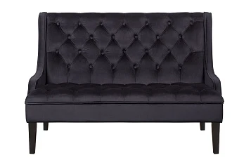купить стильные Прямой двухместный американский диван Sommet черный
