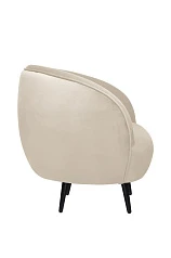 заказать Мягкое кресло Small Benee Beige на черных ножках