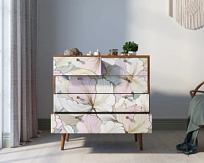 купить Комод "Berber" пять ящиков 31 принт арт BB36/Print_31 в интернет-магазине