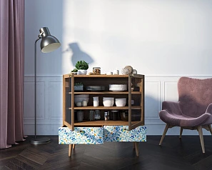 красивый Буфет низкий "Berber" принт 46 арт BB47/Print_46 на заказ