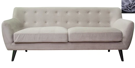 стильные Прямой мягкий диван Albert 11 цвет серый