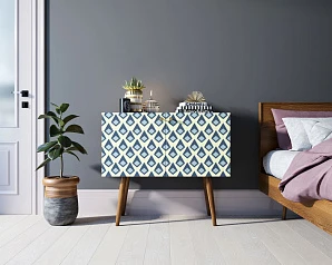 заказать Комод на высоких ножках "Berber" малый принт 13 арт BB13/Print_13