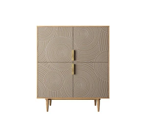 купить Большой комод с четырьмя дверками "Line" R19/beige