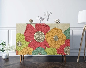 заказать Комод "Berber" две дверки 5 принт арт BB04/Print_05 в интернет-магазине