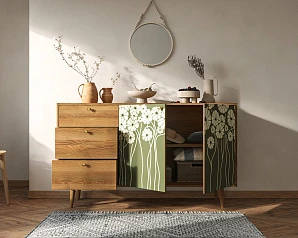 фото Комод "Berber" с двумя дверками и ящиками  арт BB05/Print_53