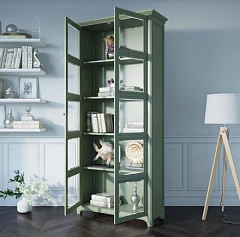 красивый Шкаф со стеклянными дверками "Olivia" арт CB3005 в интернет-магазине