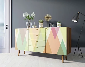 купить Комод "Berber" с ящиками 16 принт арт BB14/Print_16