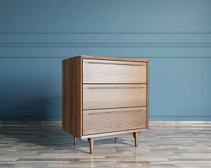 фото Комод в Скандинавском стиле "Bruni" на три ящика арт BR07