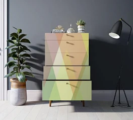 купить красивые Комод высокий "Berber" принт 16 арт BB10/Print_16