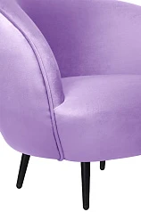 заказать Мягкое кресло Small Benee Purple на черных ножках