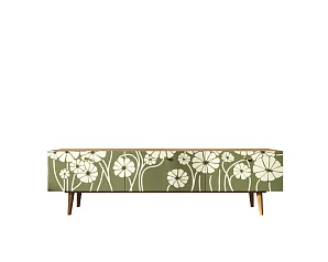 фото Комод "Berber" с ящиками низкий под TV арт BB19/Print_53 в интерьере