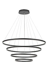 Люстра Orblaze 4 rings 1000 black в интернет-магазине