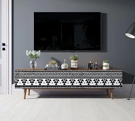 купить стильные Комод "Berber" с ящиками низкий под TV принт 19 арт BB19/Print_19