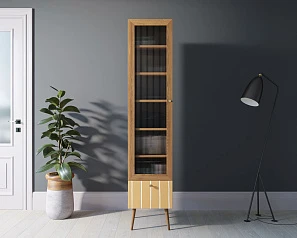 купить Буфет "Berber" одностворчатый с ящиком принт 43 арт BB48/Print_43 в интернет-магазине