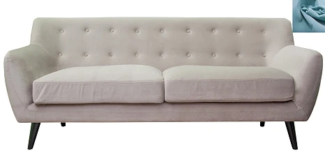 купить стильный Диван с мягкими подлокотниками Albert 8 цвет голубой в интернет-магазине