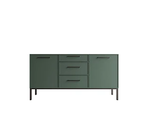 фото Комод две дверки и три ящика "Nicole" арт NEM08G в интерьере