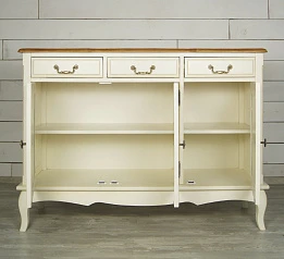 заказать Бежевый Комод Leontina (3 ящика и 3 двери) арт ST9344 в интернет-магазине