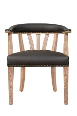 Стул в стиле ретро Tanner Genuine Brown Leather