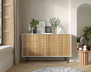 красивые Комод с дверками и ящиками KOTO арт KT26