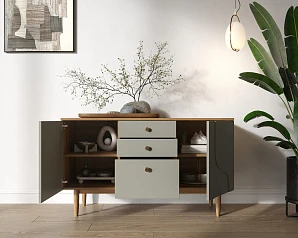 заказать Комод с двумя дверками и ящиками "Arka" AR04-F2