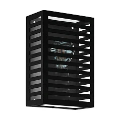 заказать 900136 Уличный настенный светильник ALAMONTE 3, E27, 1X60W, IP44, L170, H260, A100, алюминий, сталь, черный