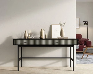 купить красивые Консоль с двумя ящиками "Emerson" арт EM22/gray/L